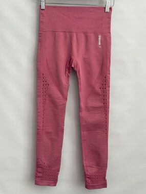 Gymshark Energy+ Seamless Leggings (S) Set in Dusky Pink